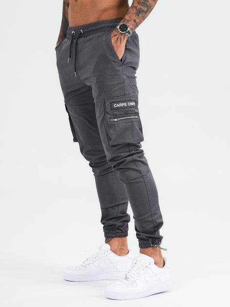 Dark Grey Cargo Pants – CARPE OMNIA UK